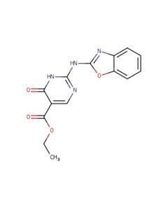Astatech ETHYL 2-(2-BENZOXAZOLYLAMINO)-6-OXO-1,6-DIHYDROPYRIMIDINE-5-CARBOXYLATE; 5G; Purity 95%; MDL-MFCD22205841